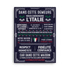 Cadre décoratif Italie - Dans cette demeure nous chérissons l'Italie