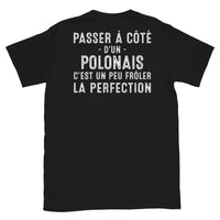 Thumbnail for T-shirt Pologne noir - Frôler la perfection avec humour