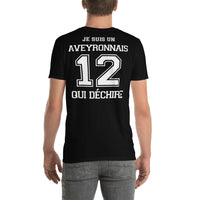 Thumbnail for Aveyronnais qui déchire T-shirt standard imprimé dos - Ici & Là - T-shirts & Souvenirs de chez toi