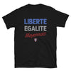 T-shirt Mayennais noir - Liberté, égalité, fierté locale
