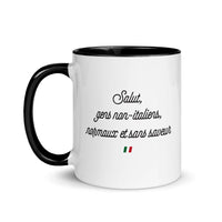 Thumbnail for Mug Italie noir - design coloré pour le café