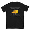 T-shirt Catalan noir - Un Catalan peut boire 10 h sans marcher