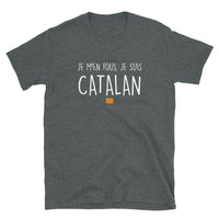 Thumbnail for T-shirt Catalan bleu marine dos - Je m'en fous je suis Catalan