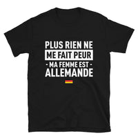 Thumbnail for T-shirt Allemagne noir - Ne cherchez plus, ma femme est là