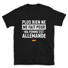 T-shirt Allemagne noir - Ne cherchez plus, ma femme est là