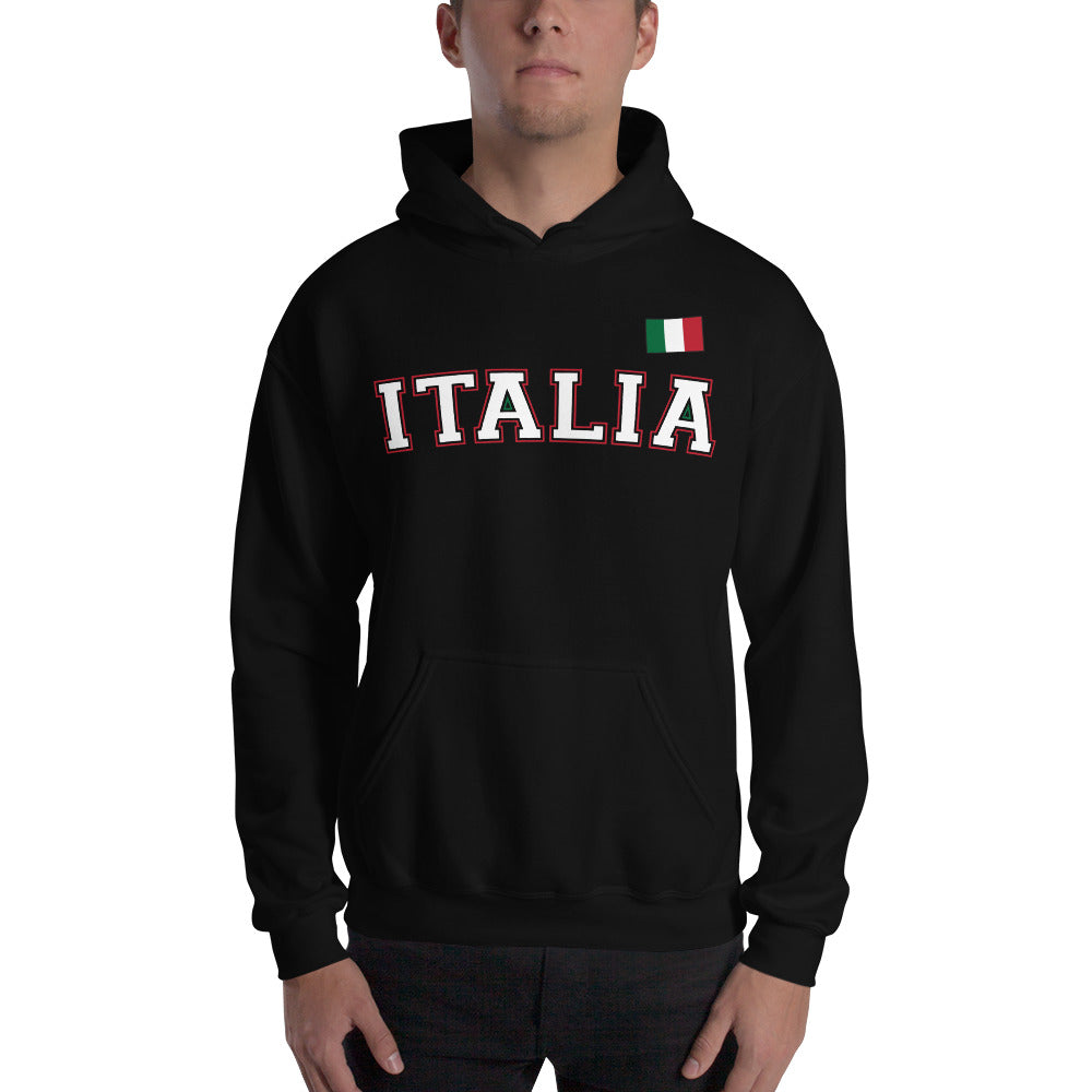 Sweatshirt Italie bleu marine dos - Confort douillet et chic