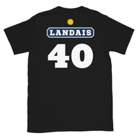 Thumbnail for T-shirt Landais 40 Pastis gris foncé chiné - texte humoristique sur le pastis