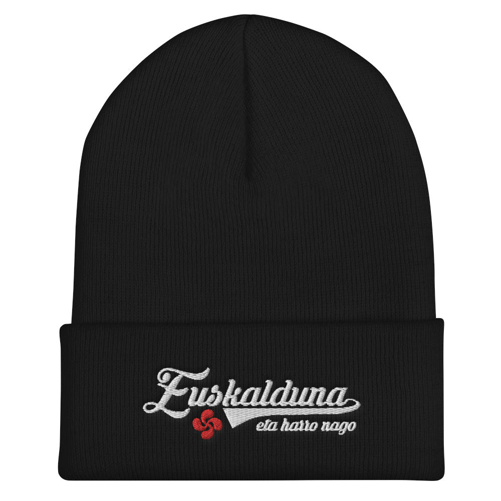 Bonnet Basque noir - Euskalduna eta harro nago
