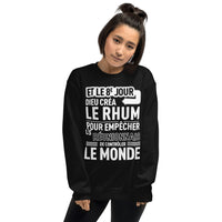 Thumbnail for 8e Jour Rhum Réunionnais - Sweatshirt - Ici & Là - T-shirts & Souvenirs de chez toi