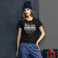 Thumbnail for Auvergnates & le Diable T-shirt à Manches Courtes pour Femmes - Ici & Là - T-shirts & Souvenirs de chez toi