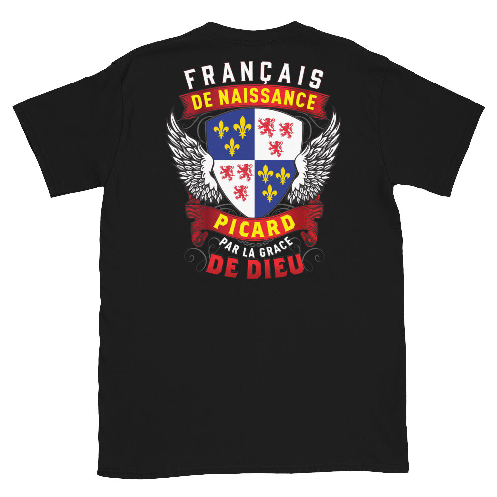 T-shirt Belgique noir - Français, Belge, Suisse, Canadien