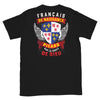 T-shirt Belgique noir - Français, Belge, Suisse, Canadien
