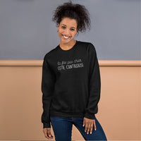 Thumbnail for Sweatshirt Cantalouse bleu marine - fée pas chier cette cantalouse