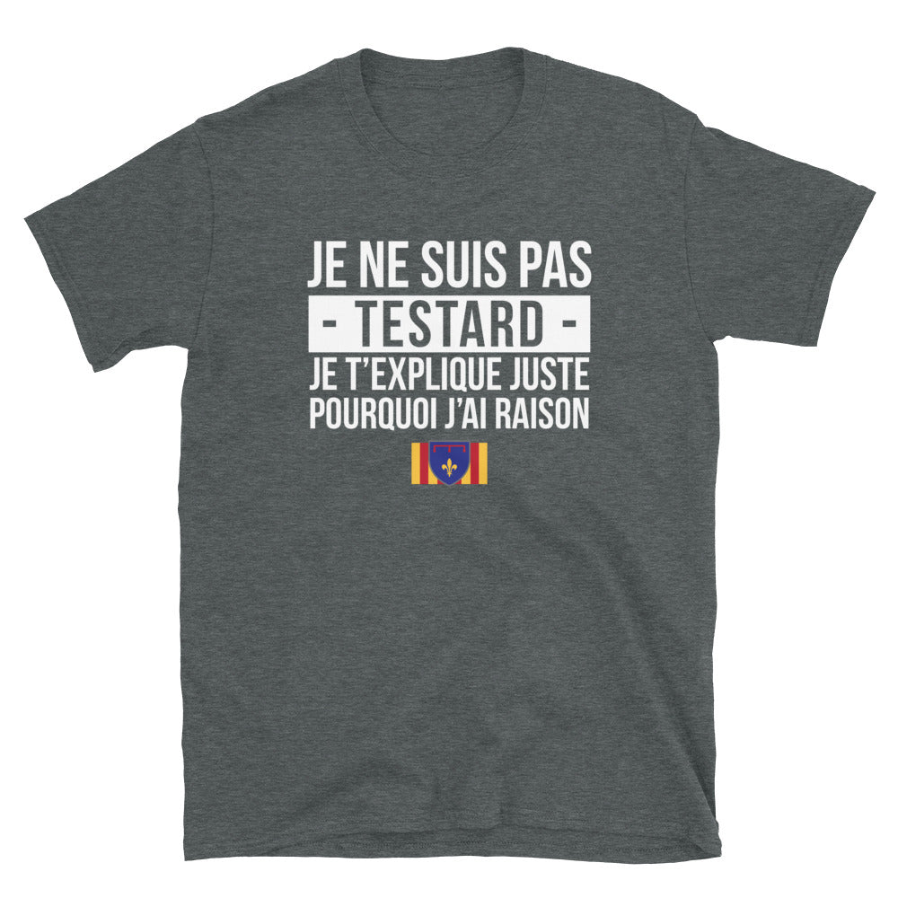 T-shirt Provence bleu marine dos - Je ne suis pas Testard