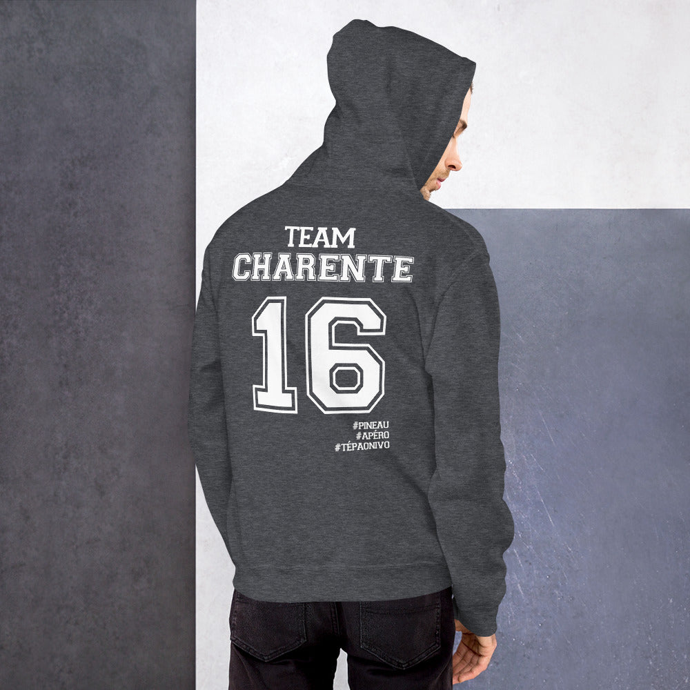 Sweatshirt Charente 16 rouge - Confort douillet et chic