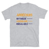T-shirt Ardéchois noir - Fierté locale et humour