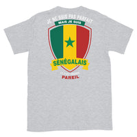 Thumbnail for T-shirt Sénégal bleu marine dos - Je ne suis pas parfait mais...