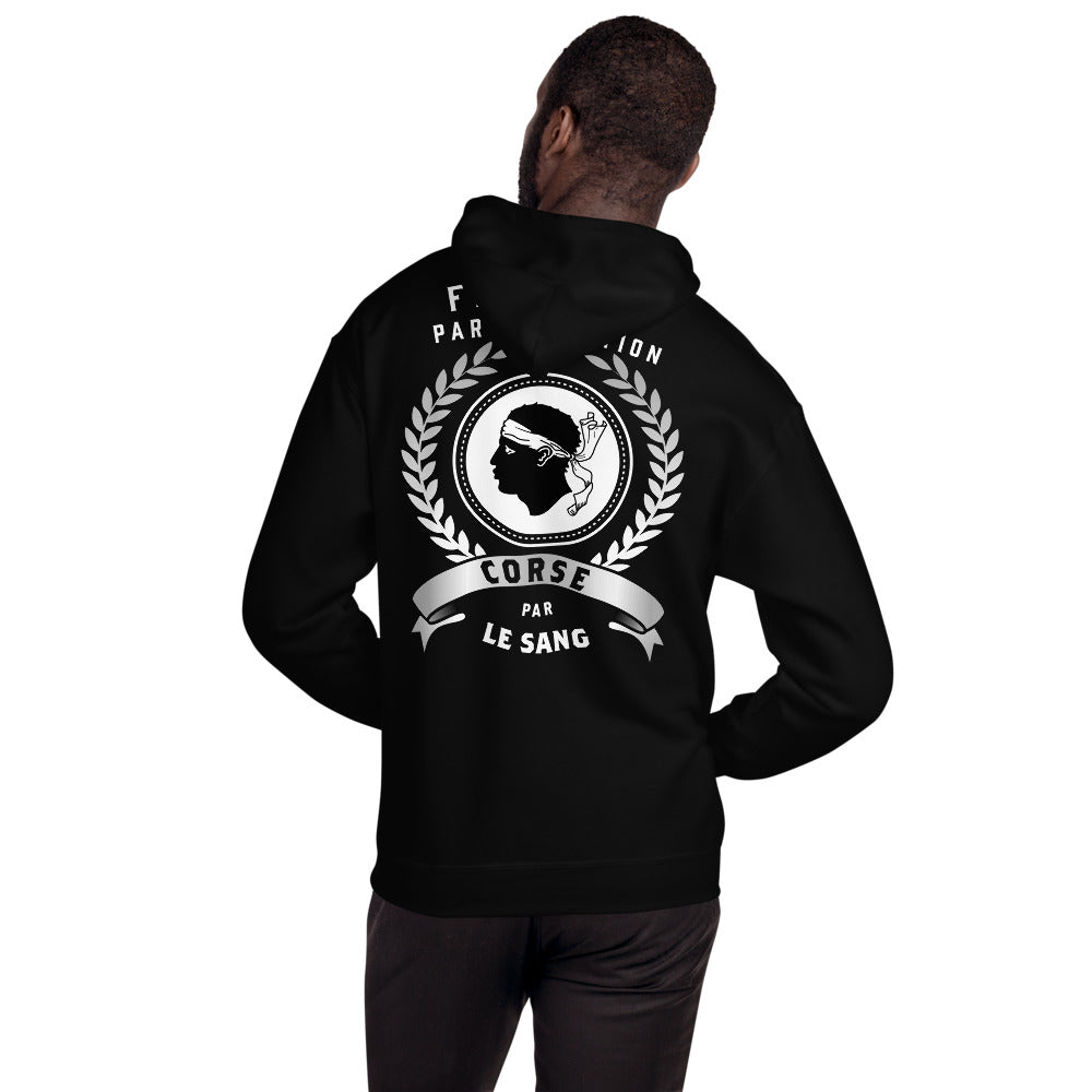 Corse par le sang  - Sweatshirt à capuche - Ici & Là - T-shirts & Souvenirs de chez toi