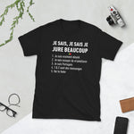 Je jure beaucoup - Portugal - T-shirt Standard - Ici & Là - T-shirts & Souvenirs de chez toi