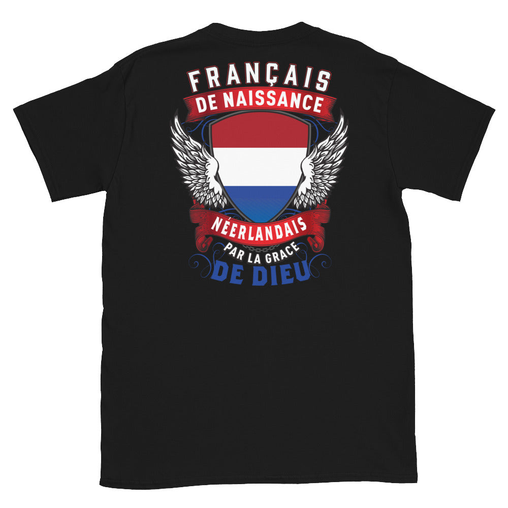 T-shirt Belgique noir - Texte humoristique sur le dos