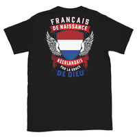 Thumbnail for T-shirt Belgique noir - Texte humoristique sur le dos