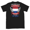 T-shirt Belgique noir - Texte humoristique sur le dos