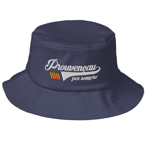 Prouvençau per sempre - Capèu - Provence - Bob Chapeau Brodé - Ici & Là - T-shirts & Souvenirs de chez toi