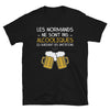 T-shirt Normands noir - Les Normands ne sont pas alcooliques