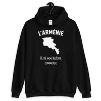 Thumbnail for Arménie là où mon histoire commence - Sweatshirt à capuche - Ici & Là - T-shirts & Souvenirs de chez toi