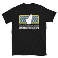 Thumbnail for T-shirt Ardéchois noir - Liberté Égalité Marquisette