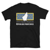 T-shirt Ardéchois noir - Liberté Égalité Marquisette