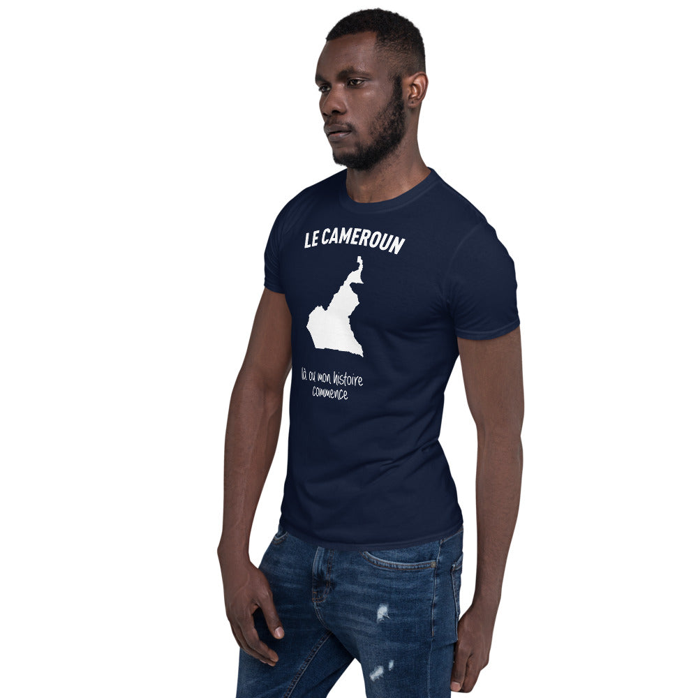 Le Cameroun là où mon histoire commence - T-shirt Standard - Ici & Là - T-shirts & Souvenirs de chez toi