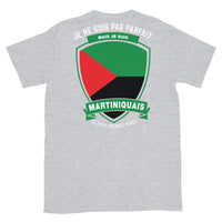 Thumbnail for T-shirt Martinique bleu marine dos - Je ne suis pas parfait mais.