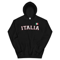 Thumbnail for Sweatshirt Italie noir - Confort douillet et chic