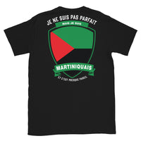 Thumbnail for T-shirt Martinique noir - Je ne suis pas parfait mais.