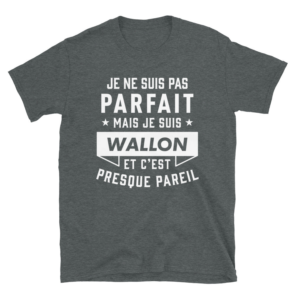T-shirt Wallon bleu marine - Confort et fierté locale