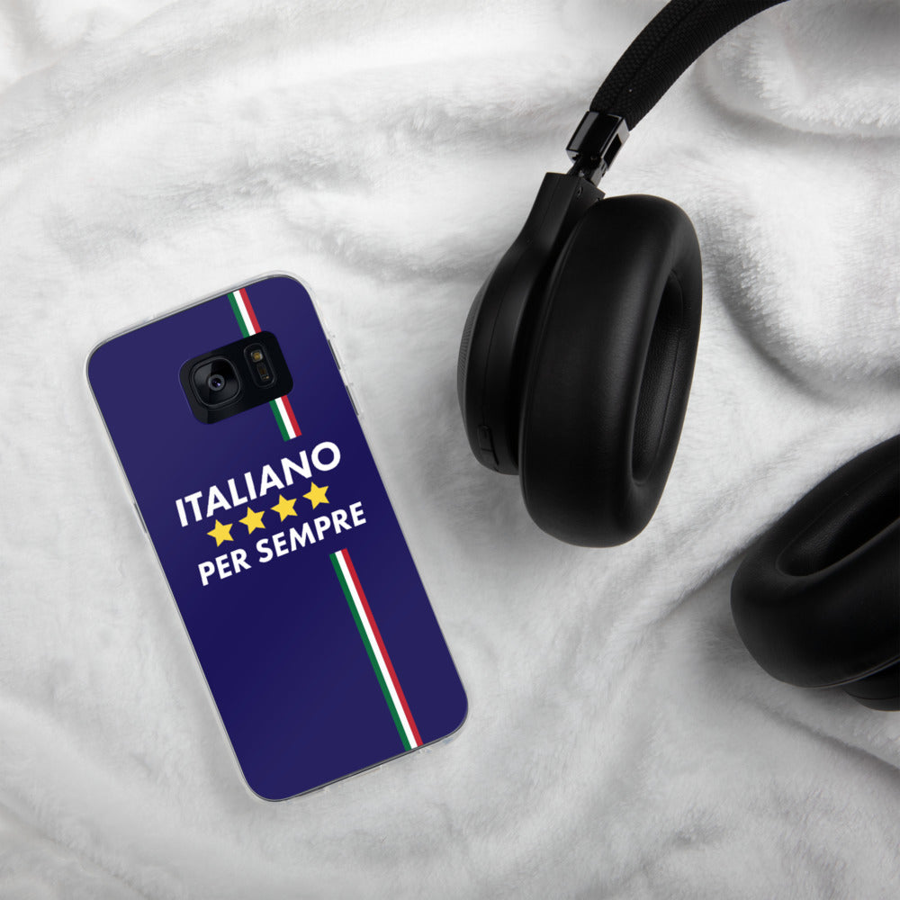 Italiano per sempre - drapeau  Italien pour toujours - Coque Samsung - Ici & Là - T-shirts & Souvenirs de chez toi