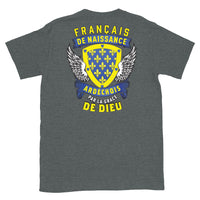 Thumbnail for T-shirt Ardéchois gris foncé - Fierté et humour local