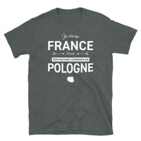 Thumbnail for T-shirt Pologne marine dos - Mon histoire commence en France