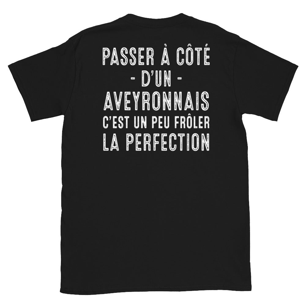 T-shirt Aveyron noir - Passer à côté d'un Aveyronnais