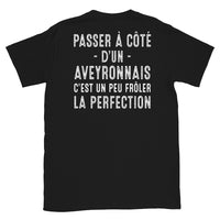 Thumbnail for T-shirt Aveyron noir - Passer à côté d'un Aveyronnais
