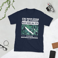 Thumbnail for J'ai peut-être l'air de t'écouter mais dans ma tête je suis en Nouvelle Calédonie - T-shirt Standard - Ici & Là - T-shirts & Souvenirs de chez toi