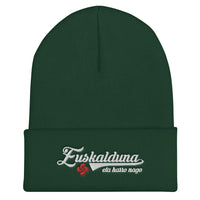 Thumbnail for Bonnet Basque vert sapin - Euskalduna eta harro nago