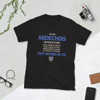 Thumbnail for Ardéchois tout depend de toi - T-shirt Standard - Ici & Là - T-shirts & Souvenirs de chez toi