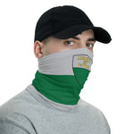 Masque Vaud - gris et vert - Cache-cou - Bandeau - Ici & Là - T-shirts & Souvenirs de chez toi