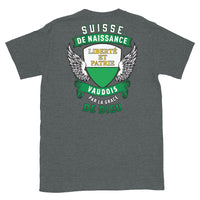 Thumbnail for T-shirt Suisse gris foncé - texte humoristique sur les origines