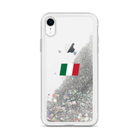 Thumbnail for Coque de téléphone Italie or dos - Drapeau et paillettes