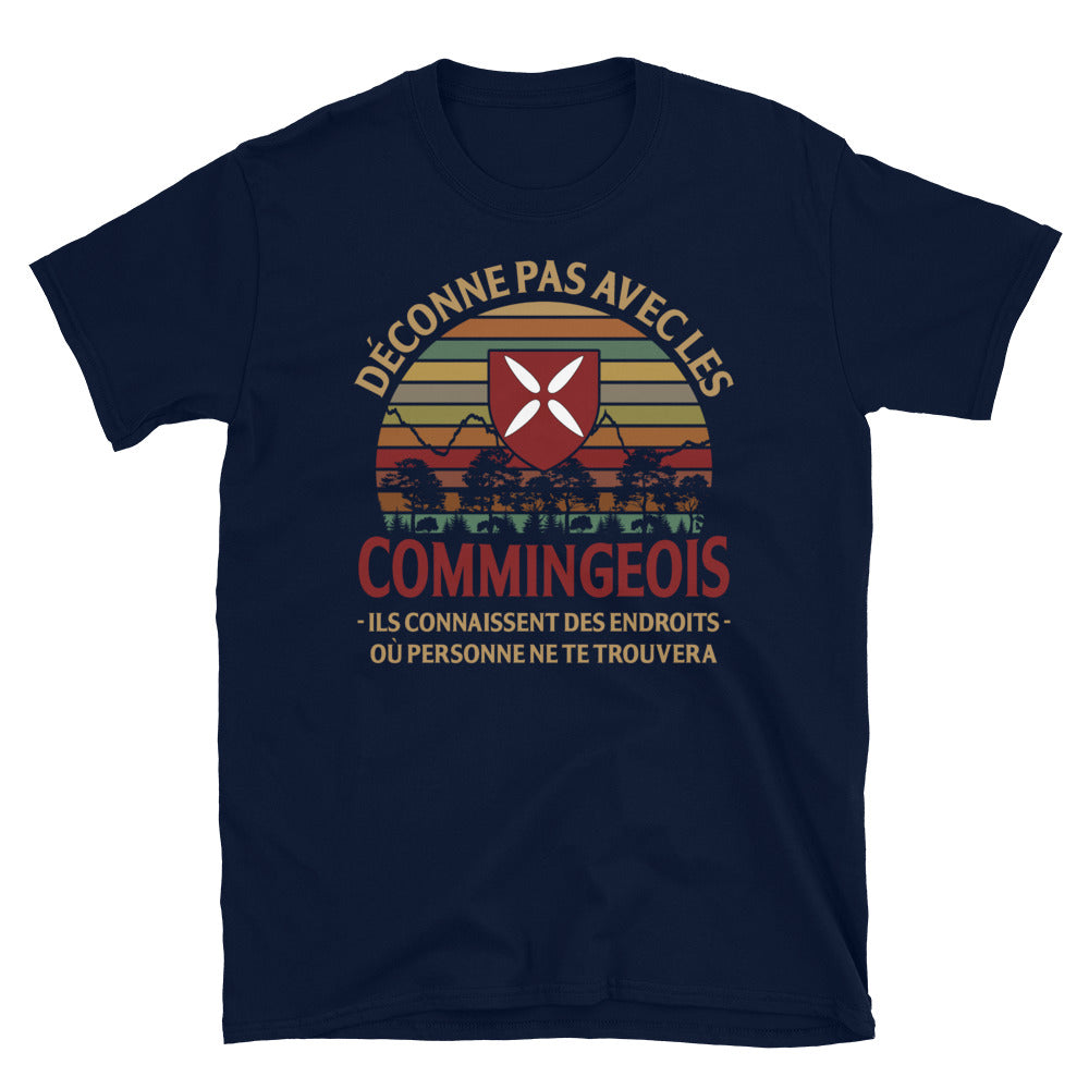 Endroits Commingeois - T-shirt Standard - Ici & Là - T-shirts & Souvenirs de chez toi