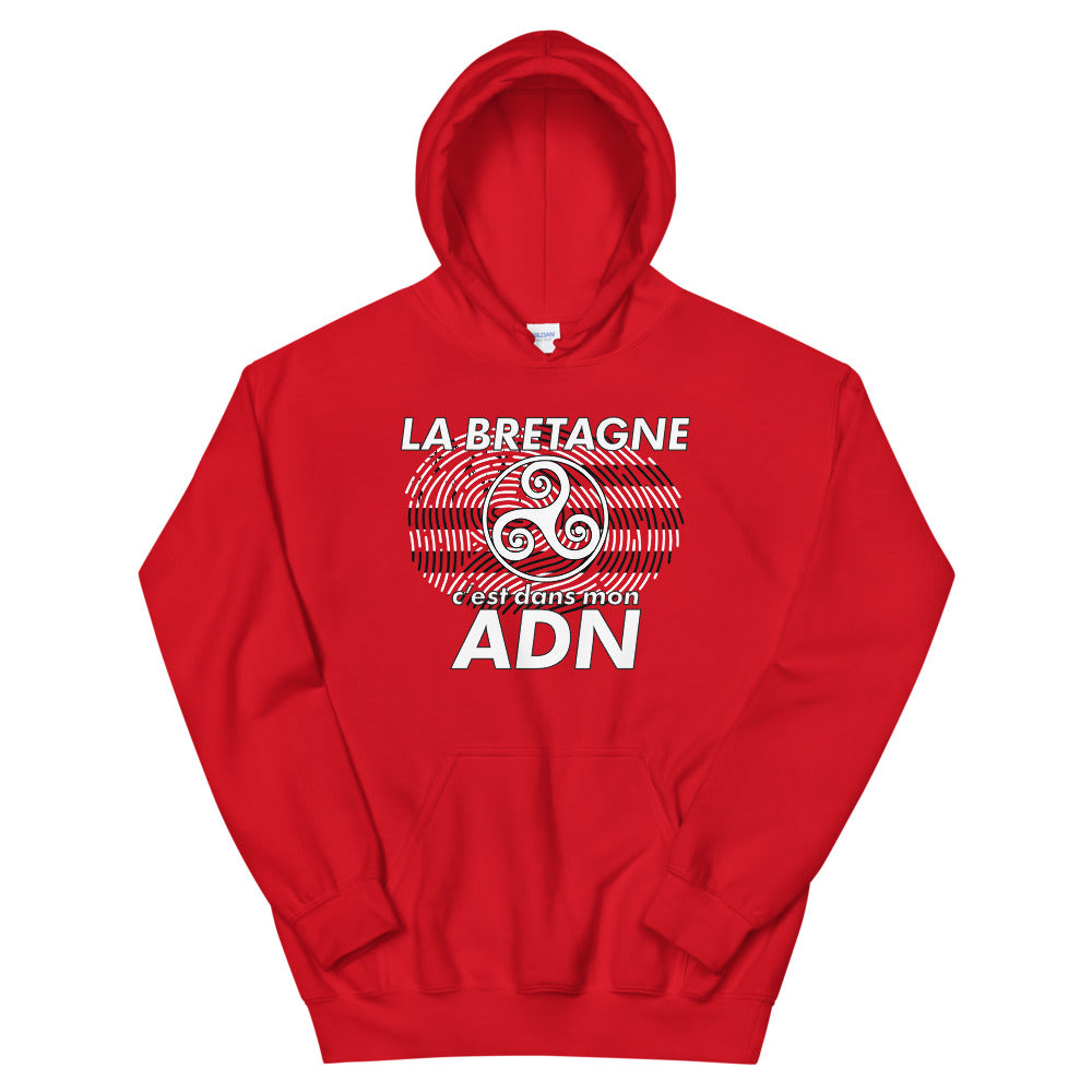 Sweatshirt Bretagne noir - design Triskel et Gwen Ha Du