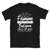 T-shirt Bulgarie noir - Ne me drague pas ma femme est Bulgare